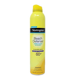 Xịt Chống Nắng Neutrogena Beach Defense Sunscreen Spray SPF 60+ 240G Hàng Nhập Mỹ