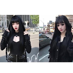  Tóc giả nữ thẳng nguyên đầu cao cấp- tặng lưới chùm tóc