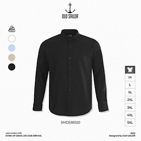 Áo sơ mi cổ trụ nam tay dài Old Sailor - OSL LONG SLEEVE OXFORD SHIRT - 88520 - Big size upto 5XL