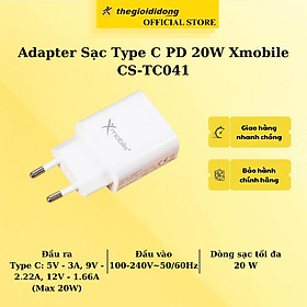 Mua Adapter Sạc Type C PD 20W Xmobile CS-TC041 - Hàng Nhập Khẩu