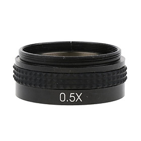 0.5X Auxiliary Barlow Objective Lens for Video Microscope with 42mm Thread