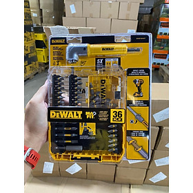 BỘ 32 MŨI VÍT VÀ ĐẦU CHUYỂN GÓC 90* DEWALT DWAMF36RASET - HÀNG CHÍNH HÃNG