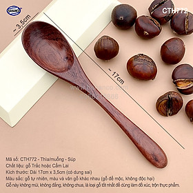 Muỗng, thìa gỗ Trắc hoặc Cẩm, siêu sạch (đủ cỡ) decor, xúc gia vị, ăn uống, cafe, trà, sinh tố, an toàn thực phẩm