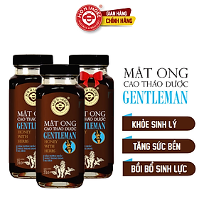 Combo 2 chai Mật ong cao thảo dược Gentleman 310g [TẶNG 1 CHAI CÙNG LOẠI] - tăng cường bản lĩnh quý ông