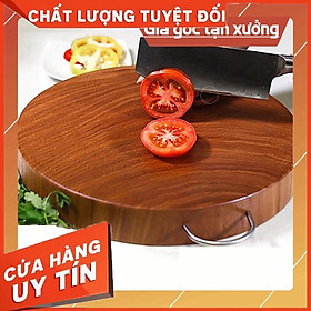 Thớt Gỗ Nghiến Tây Bắc Loại 1, Gỗ Nghiến Già Băm Chặt Thỏa Mái Hàng Cao Cấp