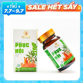 Đông Trùng Hạ Thảo Hector Viên Nang Phục Hồi Sức Khỏe, Phục Hồi Làn Da, Hỗ Trợ Tăng Ham Muốn Tình Dục cho 2 Giới, Hỗ Trợ Tăng Sức Đề Kháng Của Cơ Thể, hộp 30 viên