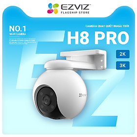 Camera Wi-fi EZVIZ H8 PRO 2K & 3K, Quay Quét 360 Độ Ngoài Trời, Ghi Hình Màu Ban Đêm, Đàm Thoại 2 Chiều - Hàng Chính Hãng