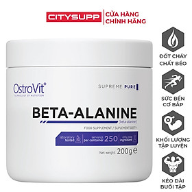 [Chính hãng] Thực phẩm bổ sung Ostrovit Beta Alanine (200g) Không mùi | Nhập khẩu Ba Lan