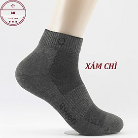 Tất nam cổ trung cao cấp 100% Cotton khô thoáng