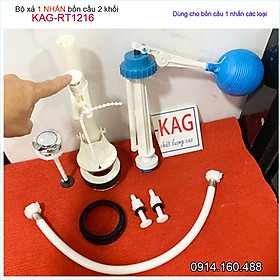 Mua Bộ xả bồn cầu 1 nút nhấn siêu nhẹ Doco KAG-RT1216  bộ xả nước bồn cầu 1 nút nhấn trọn bộ xả