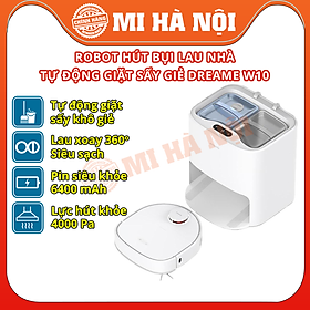 Robot Hút Bụi Lau Nhà Dreame Bot W10 W10 Pro Tự Động Giặt Giẻ, Sấy Khô