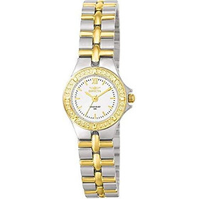 Invicta Women's 0136 "Wildflower Collection" 18k Gold-Plated Stainless Steel Watch