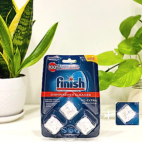 Viên vệ sinh máy rửa bát finish vỉ 4 viên - hanoimart