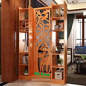 Mua Vách ngăn con hươu liền hai kệ vân gỗ