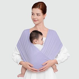 Địu Vải EmBé Sling Dòng Flex Và Flex Plus Màu Lavender Cho Bé Từ 0 Đến 24