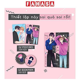 Sách - Thiết Lập Này Sai Quá Sai Rồi! - Tặng Kèm 2 Bookmark Tròn + 2 Postcard
