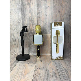Mua Micro bluetoooth YS91 hỗ trợ ghi âm giả giọng  hát karaoke  kiêm loa - bass chuẩn -thẻ nhớ khe