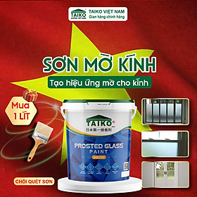 Keo Sơn Mờ Kính Chống Nhìn Trộm TAIKOMI, Keo Sơn Bóng Mờ Kính Văn Phòng, Mờ Kính Cửa Sổ, Nhà Tắm, Phòng Ngủ