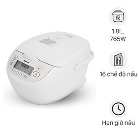 Nồi cơm điện tử Panasonic SR-CL188WRAM 1.8 lít - Hàng chính hãng, Bảo hành 12 tháng, Chất lượng Nhật Bản