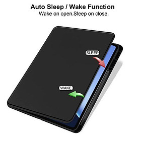 Bao da OnePlus Pad 3 Thông minh Xoay 720° Ngang Dọc mặt lưng Acrylic có khay để bút