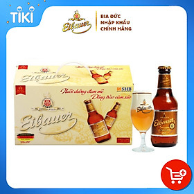 Thùng 10 Chai Bia Đức Thầy Tu Eibauer Vàng 5.2% 250ml