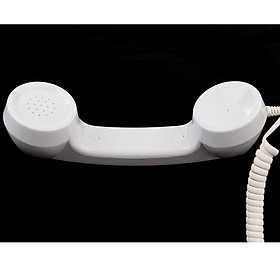 3.5mm Mic  Telephone Handset Phone Classic Receiver Red