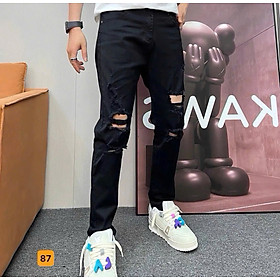 Quần Jean Nam cao cấp co dãn 4 chiều Thương Hiệu Chandi, phong cách hàn quốc trẻ trung cá tính MS76