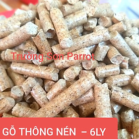 1KG gỗ thông nénhút ẩm và khử khuẩn rất tốt cho vẹt, sóc, chuột