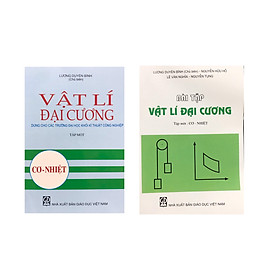 [Download Sách] Combo Vật lí đại cương và bài tập vật lí đại cương tập 1 : Cơ Nhiệt