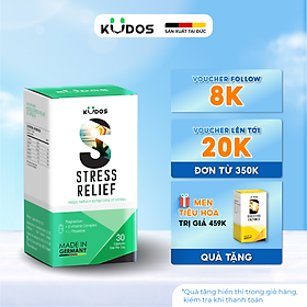 Thực phẩm bảo vệ sức khỏe KUDOS STRESS RELIEF (30 viên/hộp)