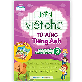 Hình ảnh Luyện viết chữ từ vựng Tiếng Anh theo chương trình sách giáo khoa 3