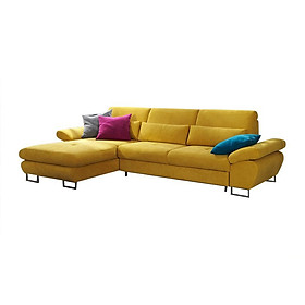 Sofa Nỉ L-Concept Juno Sofa 250 x 160 x 80 cm (Vàng)