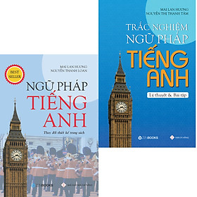 Combo 2 cuốn Ngữ Pháp Và Trắc Nghiệm Ngữ Pháp Tiếng Anh - Mai Lan Hương