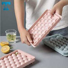 Mua Khay làm đá  khuôn tạo hình  khuôn làm thạch tròn vỉ 35 viên