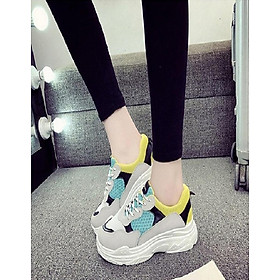 Giày sneakers nữ đế cao cá tính KJ1
