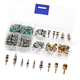 134x Car Vehicle A/C System Replacement  Valve Core Kit R134a