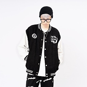 Áo Khoác Varsity Jacket N7 STUDIO bomber bóng chày basic nam nữ form rộng Local Brand