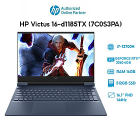 Laptop HP Victus 16-d1185TX 7C0S3PA (i7-12700H | 16GB | 512GB | GeForce RTX 3060 6GB | 16.1' FHD 144Hz | Win 11) Hàng chính hãng