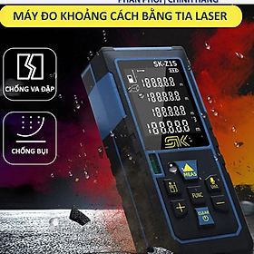 Mua Máy Đo Khoảng Cách bằng tia laser LOẠI 40M  thước đo được nhanh diện tích  thể tích  đổi đơn vị tiện lợi