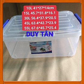 Mua Thùng Nhựa Trong Suốt Các Cỡ 10L/15L/30L/45L/55L/90L