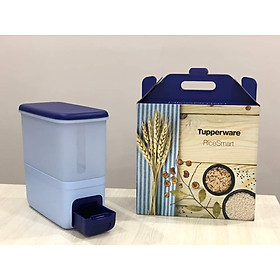 Mua Thùng gạo Tupperware 10kg chính hãng - Tokyo Blue