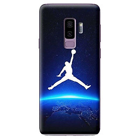 Ốp Lưng Điện Thoại Dành Cho Samsung Galaxy S9 Plus - Jordan Nền Xanh Đen