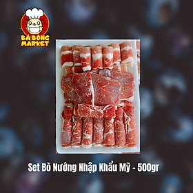 Set Bò Nướng ( Sống ) - 600gr