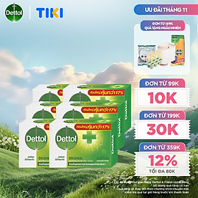 Combo 6 xà phòng Dettol kháng khuẩn 100g