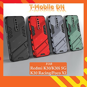 Ốp lưng Xiaomi Redmi K30 K30i K40 K50 Pro Ultra Racing Plus Extreme 5G chống sốc có giá đỡ Iron Man PUNK siêu đẹp - Redmi K30 5G Racing