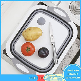 Mua Thau Kèm Thớt Gấp Gọn Đa Chức Năng - Tiện Dụng Cho Nhà Bếp  - Vận Chuyển Miễn Phí Toàn Quốc