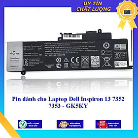 Pin dùng cho Laptop Dell Inspiron 13 7352 7353 - GK5KY - Hàng Nhập Khẩu New Seal