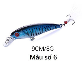 Mồi Giả Câu Lure 3D Đủ Màu Sắc MO18 Thiết Kế Như Thật 8g Có Móc Siêu Sắc - Sanami Fishing Store