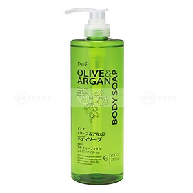 Sữa tắm chiết xuất dầu olive & argan DEVE (800ml/chai)