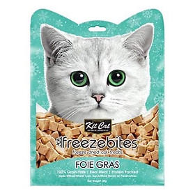 Hình ảnh THỨC ĂN DINH DƯỠNG THỊT ĐÔNG KHÔ CHO MÈO SNACK FREEZE BITES KITCAT 15G